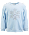 First Impressions Baby Girls Snowflake Velour Top